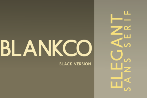 Blankco Black Font - Featured Image
