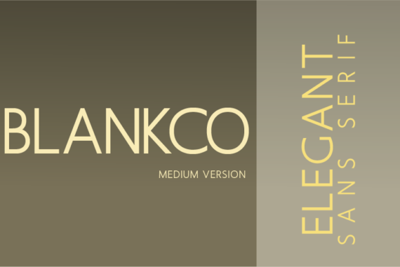 Blankco Medium Font - Featured Image