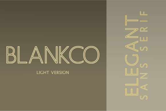 Blankco Outline Light Font - Featured Image