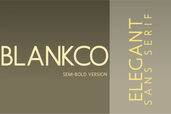 Blankco Semi-Bold Font - Featured Image