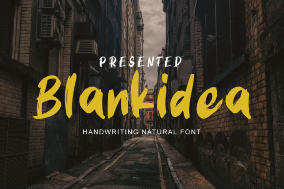 Blankidea Font - Featured Image
