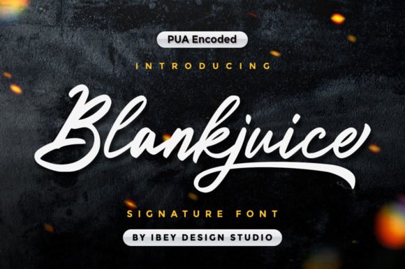 Blankjuice Font - Featured Image