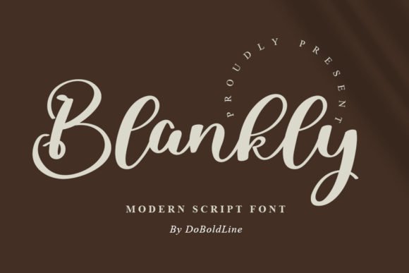 Blankly Font - Featured Image