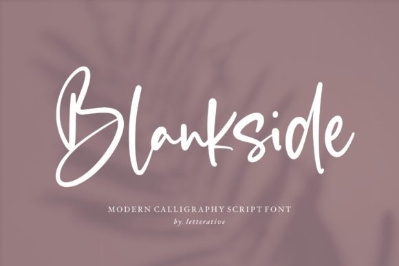 Blankside Font - Featured Image