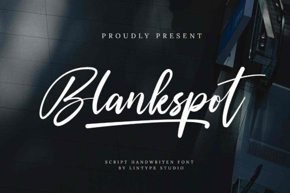 Blankspot Font - Featured Image