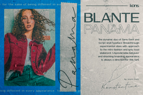 Blante Panama Font - Featured Image
