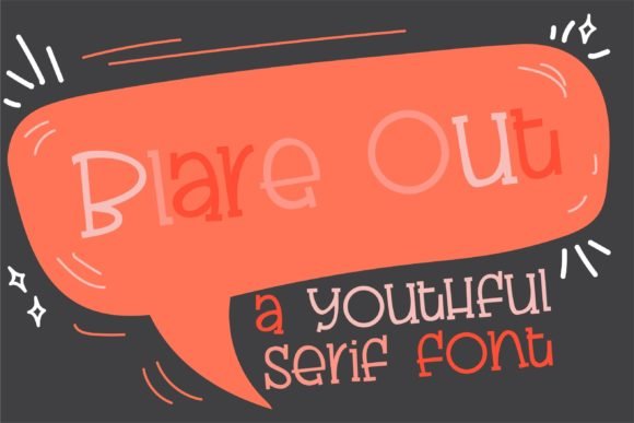 Blare out Font - Featured Image