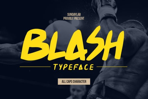 Blash Typeface Font - Featured Image