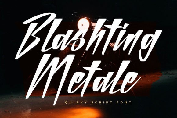 Blashting Metale Font - Featured Image
