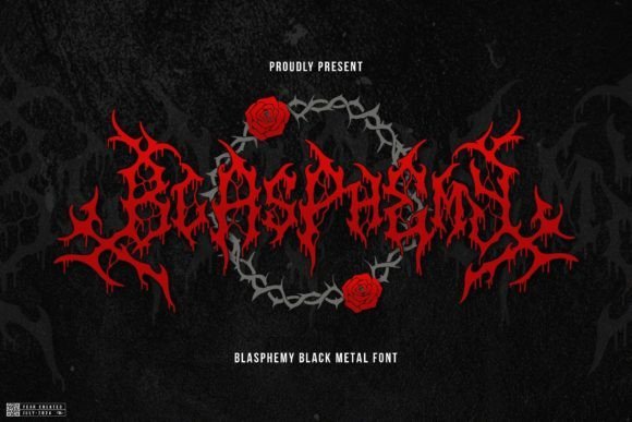 Blasphemy Font - Featured Image