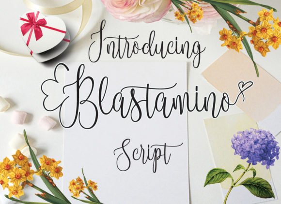 Blastamino Font - Featured Image