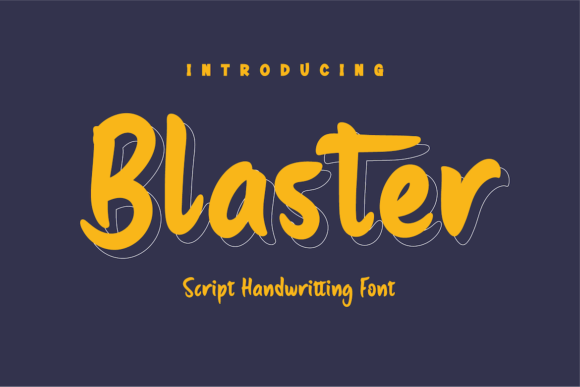 Blaster Font - Featured Image
