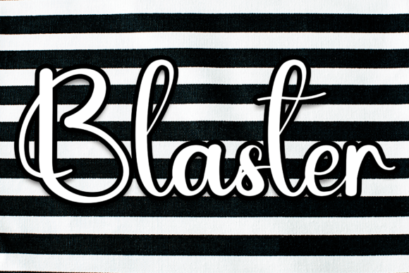 Blaster Font - Featured Image