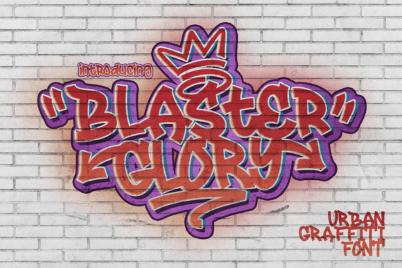 Blaster Glory Font - Featured Image