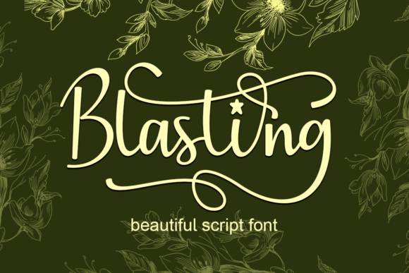 Blasting Font - Featured Image