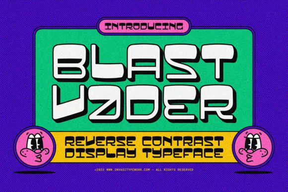 Blastvader Font - Featured Image