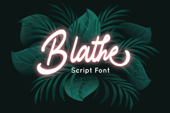 Blathe Font - Featured Image