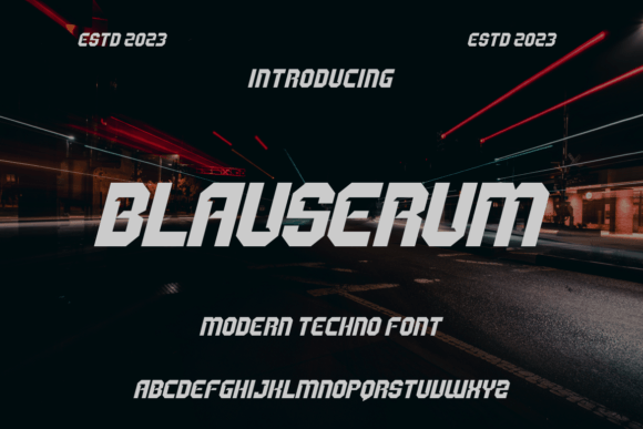 Blauserum Font - Featured Image