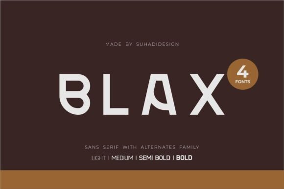 Blax Font - Featured Image