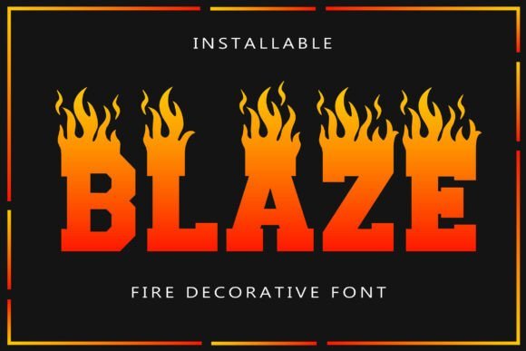 Blaze Font - Featured Image