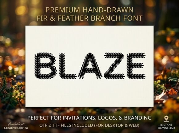 Blaze Font - Featured Image
