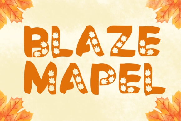 Blaze Maple Font - Featured Image
