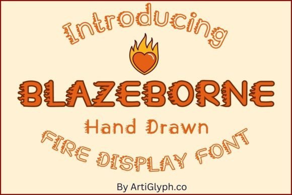 Blazeborne Fire Font - Featured Image