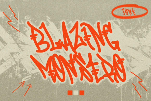 Blazing Monstro Font - Featured Image