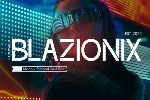 Blazionix Font - Featured Image