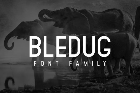 Bledug Family Font - Featured Image