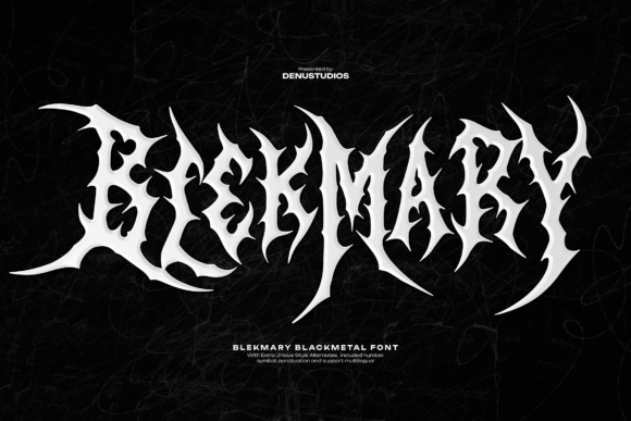 Blekmary Font - Featured Image