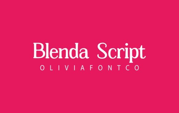 Blenda Script Font - Featured Image