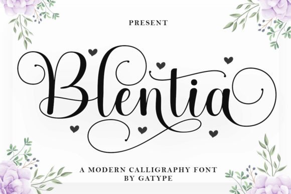 Blentia Font - Featured Image