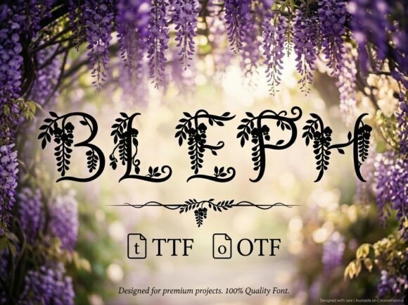 Bleph Font - Featured Image