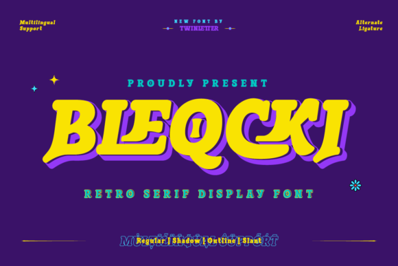 Bleqcki Font - Featured Image