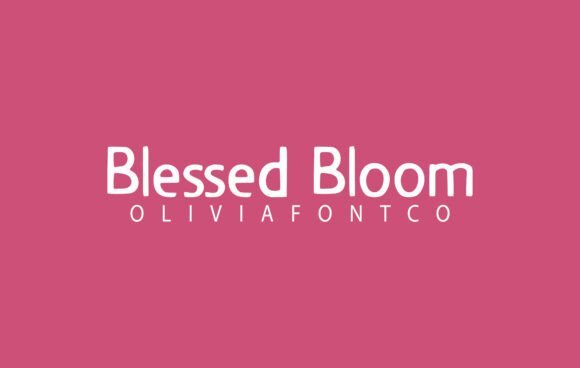 Blessed Bloom Font - Featured Image