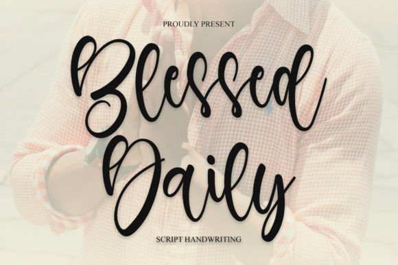 Blessed Daily Font - Featured Image
