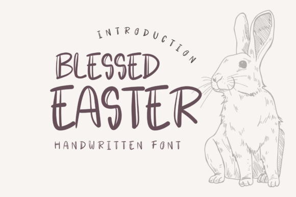 Blessed Easter Font - Featured Image