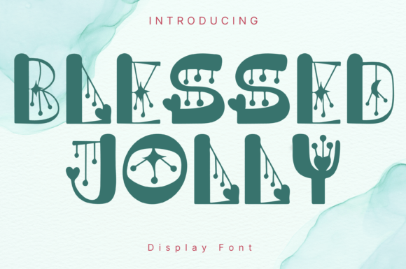 Blessed Jolly Font - Featured Image