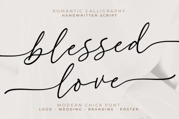 Blessed Love Font - Featured Image