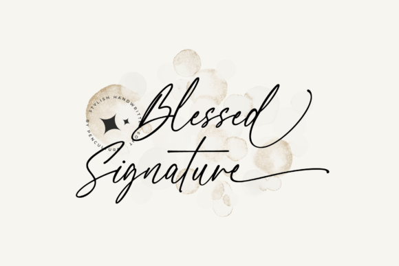 Blessed Signature Font - Featured Image