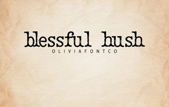 Blessful Hush Font - Featured Image