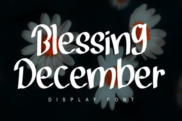 Blessing December Font - Featured Image