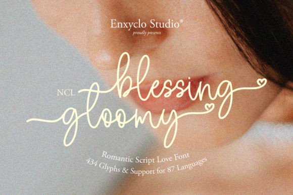 Blessing Gloomy Font - Featured Image