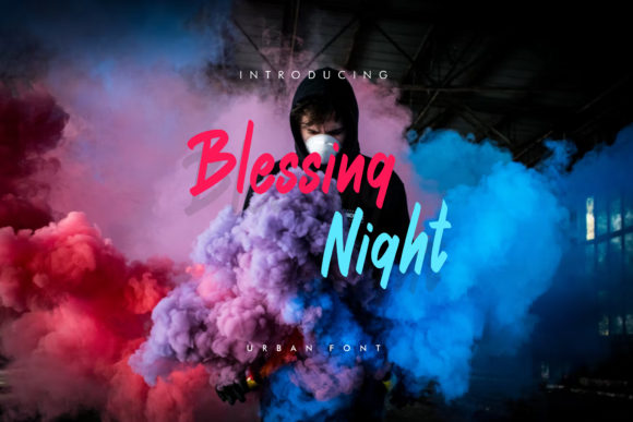 Blessing Night Font - Featured Image