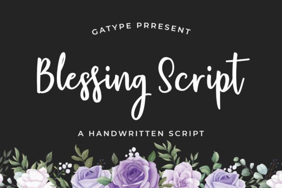 Blessing Script Font - Featured Image