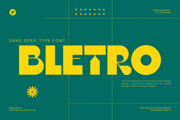 Bletro Font - Featured Image