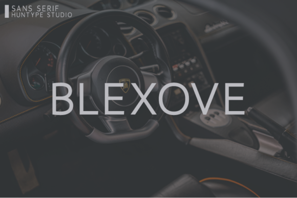 Blexove Font - Featured Image