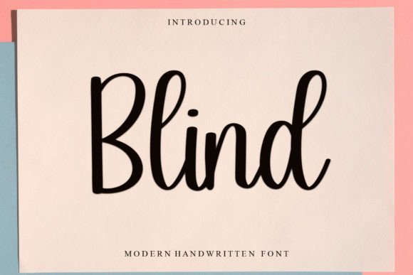 Blind Font - Featured Image