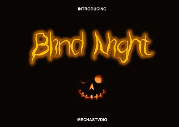 Blind Night Font - Featured Image